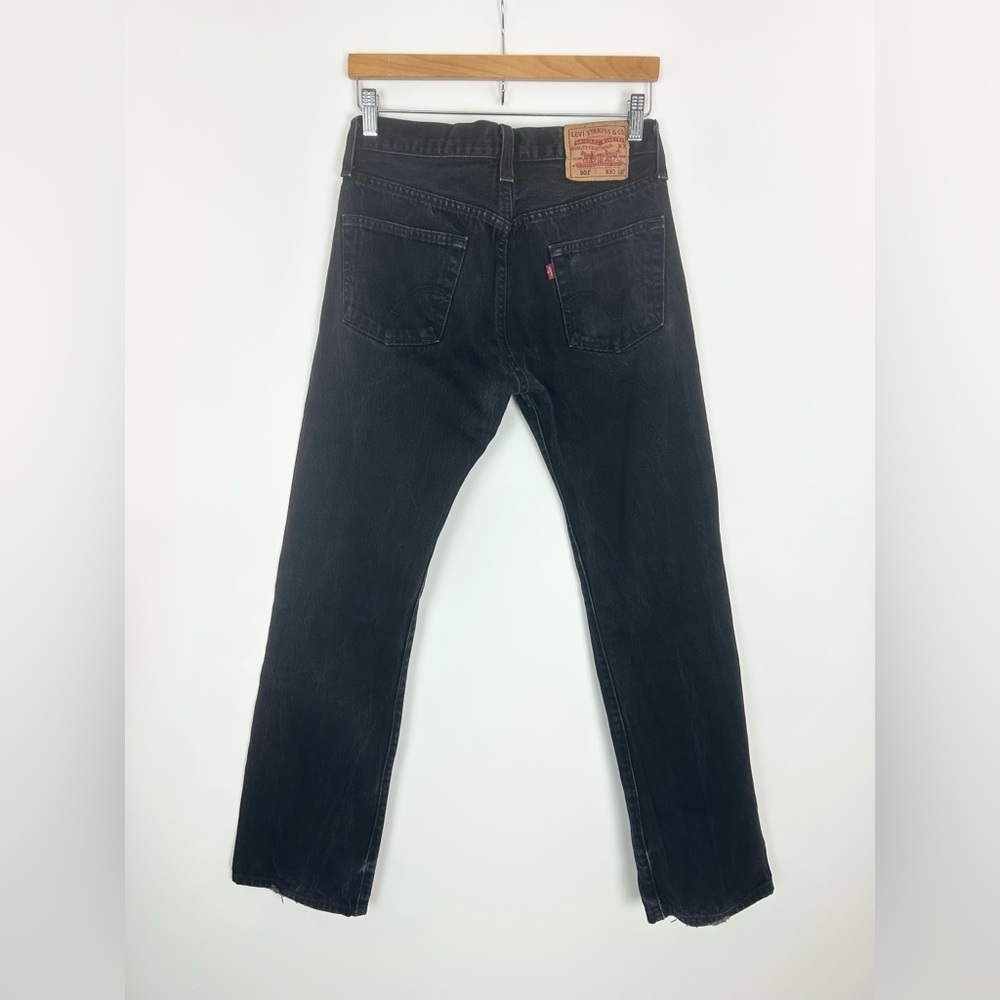 Levi’s 501 washed Black Denim 30‎ x 32 100% cotton